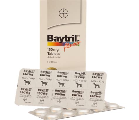 Baytril 150mg flavour tablets